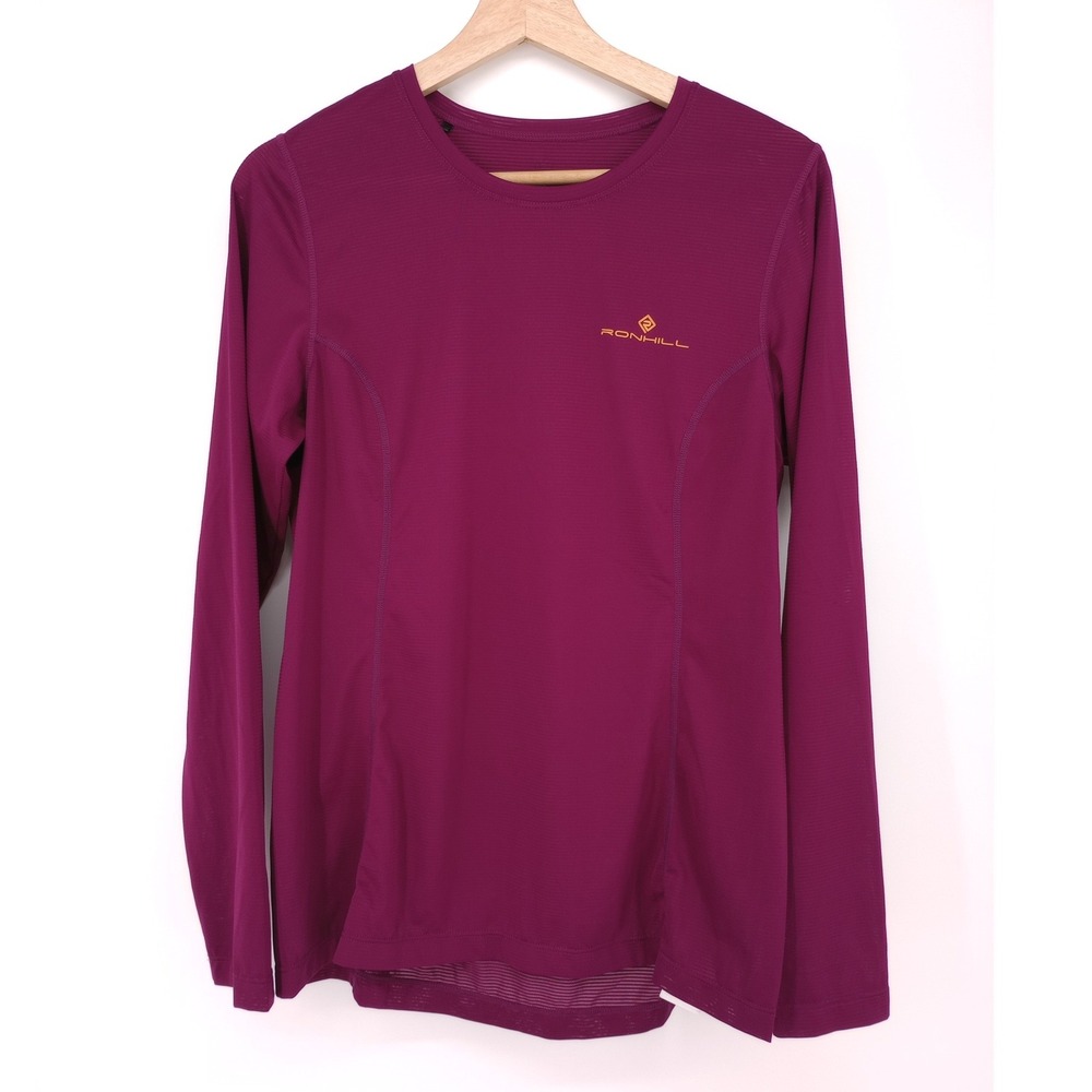 Ronhill Running Top Womens Large Purple Long Sleeve Tech Shirt RH-006049